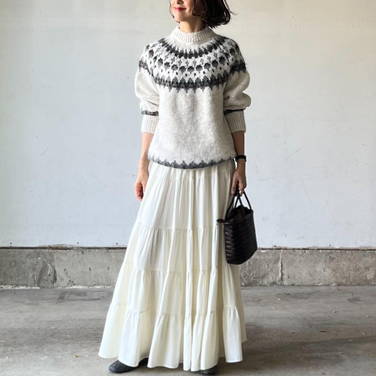 定番ノルディックニット