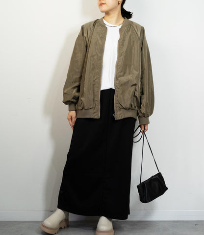 ギャザーボリュームブルゾン