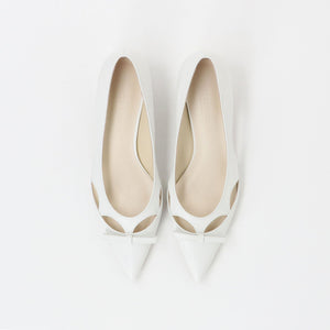 オープンアーチリボン パンプス35↑