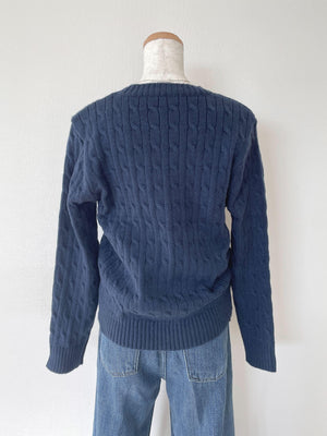 コンパクトケーブルニット