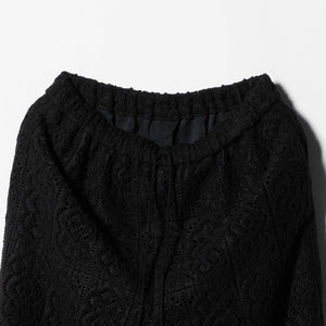 ポリエステル レースイージーパンツ