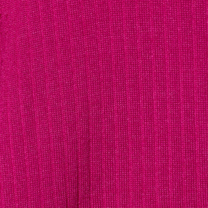 リブ タートルネック ニット