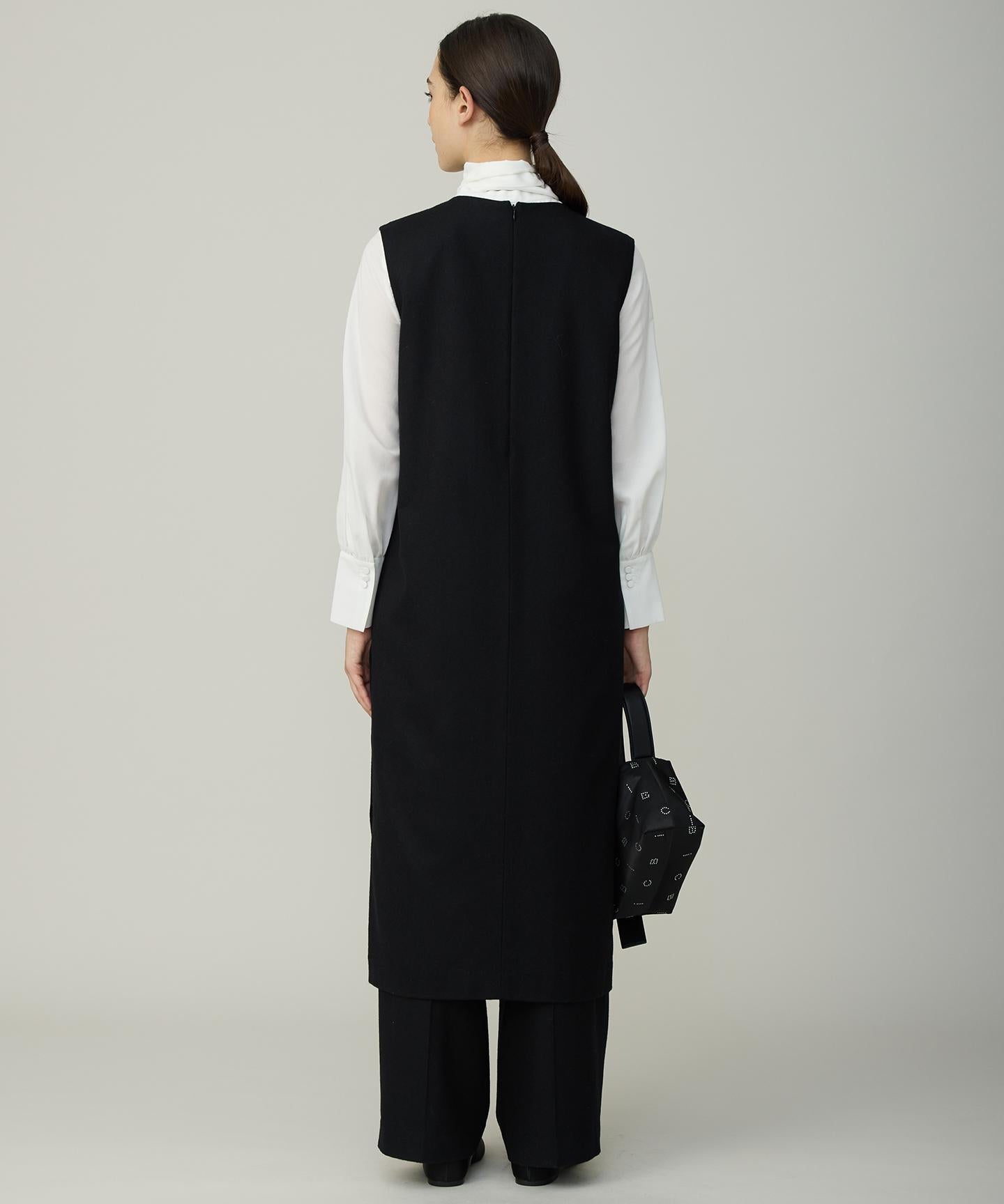 セルロースシルクビエラ ボウタイ付きブラウス