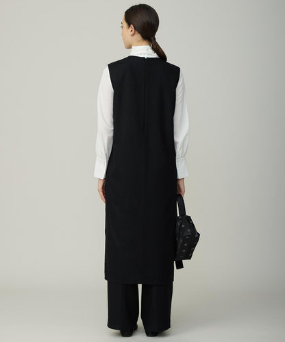 セルロースシルクビエラ ボウタイ付きブラウス