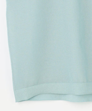 SHEER LIGHT KNIT Vネック カーディガン