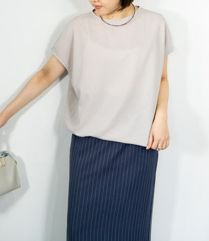 【10万人の正解シリーズ】コクーンシルエットボートネックカットソー