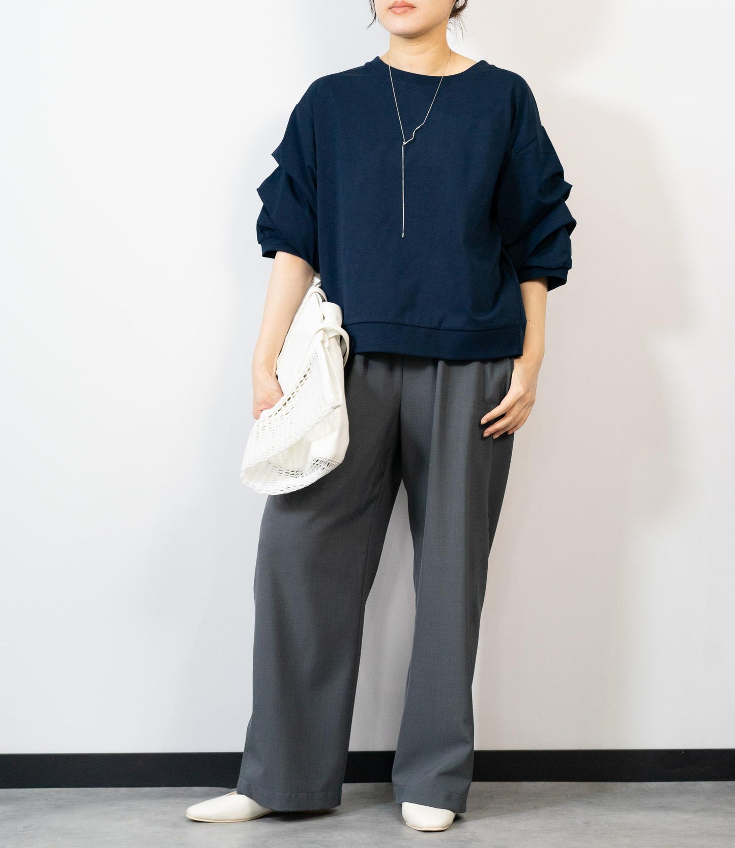 タックスリーブデザインカットソー