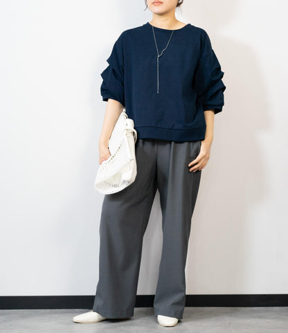 タックスリーブデザインカットソー