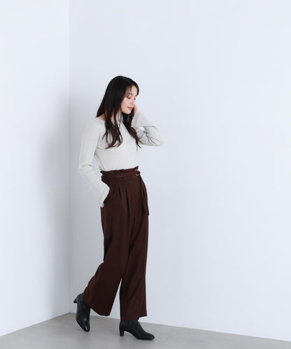 ダブルベルトワイドパンツII