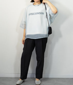 レイヤードロゴトップス