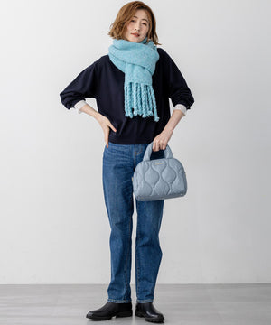 ブラッシュドエアーウール ニット マフラー