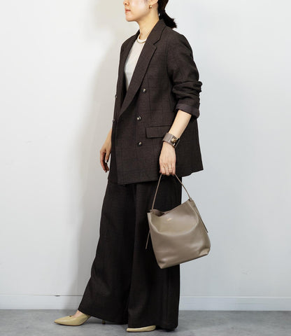 グレンチェックダイージーパンツ