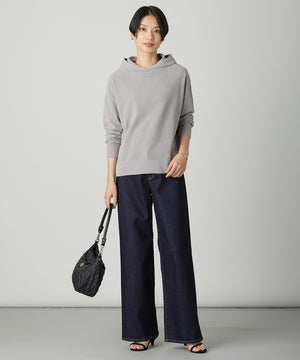 BASIC STRETCH DENIM ワイド ストレート デニム