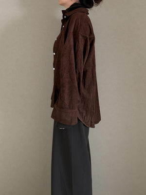 スウェードシャツ