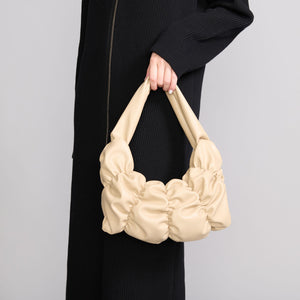 ギャザー ムーン ワンショルダーバッグ