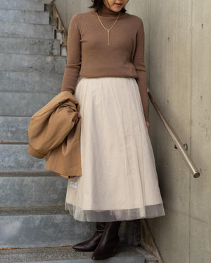 ソフトタッチタートルネックニット