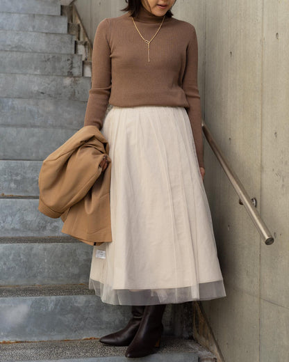 ソフトタッチタートルネックニット