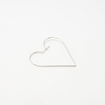 SILVER925 ハート ピアス