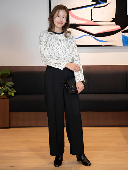 ワイドストレートパンツ