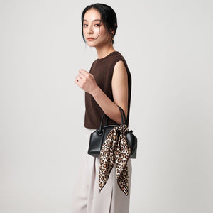 シルク レオパード スカーフ