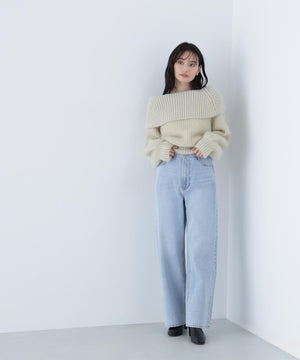 私に“ちょうどいい”ワイドストレートデニム