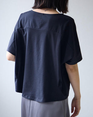 半袖コクーンカットソー