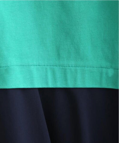 アシメシャツコンビTシャツ