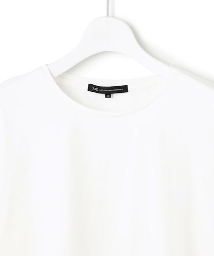 ナチュラルコットンベア レースレイヤード カットソー