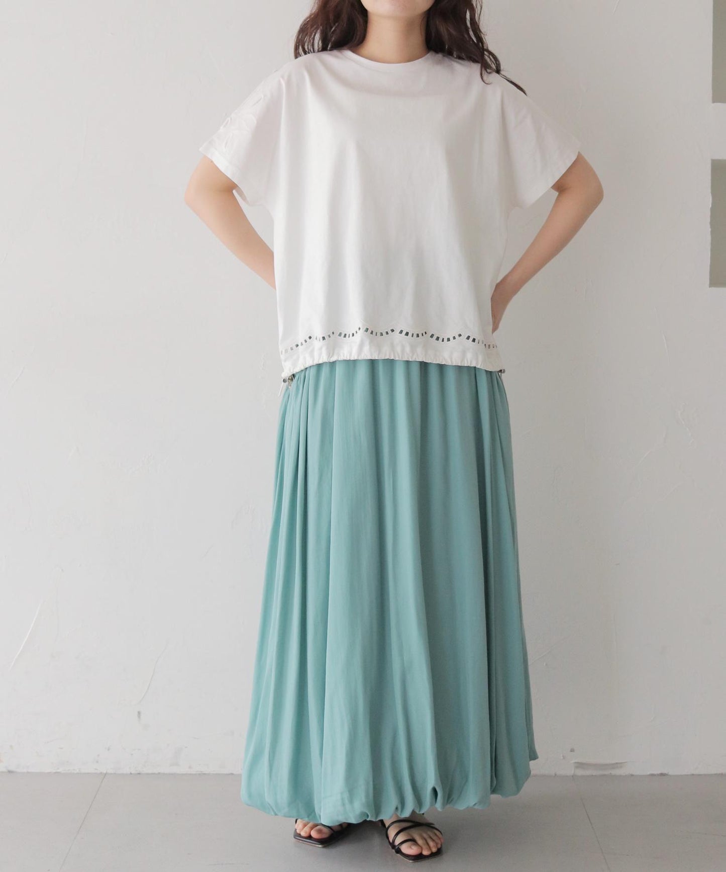 カッティンググドロストTシャツ
