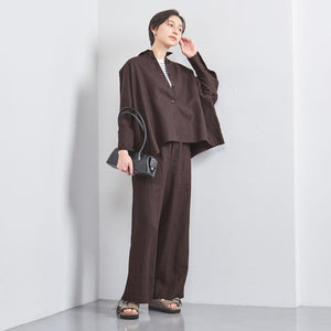 リネン ドルマン シャツ