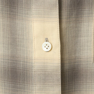 ［size SHORTあり］シアー チェック シャツ