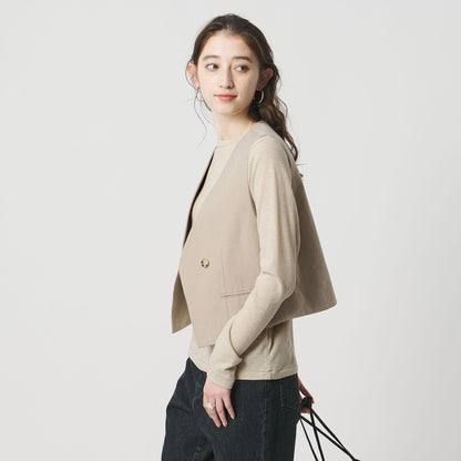 ラメ テンジク ロングスリーブ カットソー