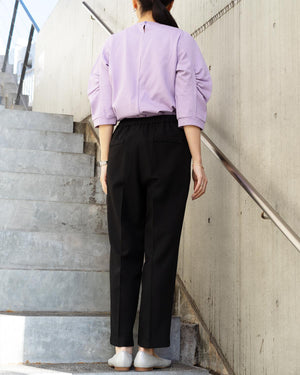 メランジイージーテーパードパンツ