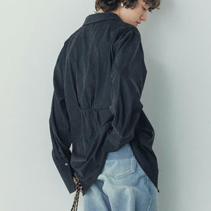 バックギャザーシャツ