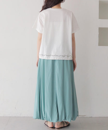 カッティンググドロストTシャツ