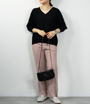 ホールガーメンVネックトニット