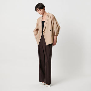 シアー ドルマン ブラウス ジャケット ウォッシャブル