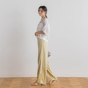 変わり織メッシュカーディガン≪手洗い可能≫