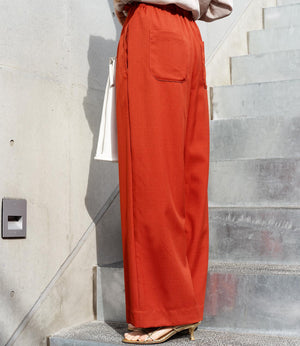 ウエストドロストイージーワイドパンツ