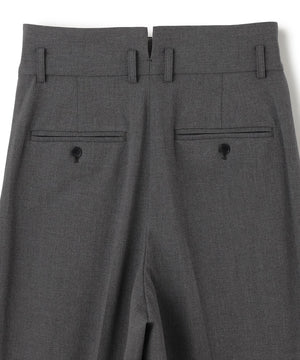 TRツイル ワイドトラウザー