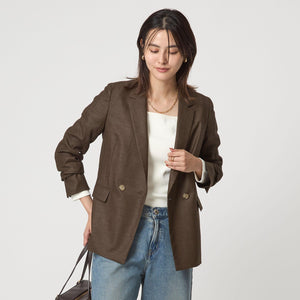 ライト エアリー ダブル ジャケット