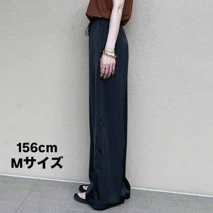 カームサテンイージーパンツ