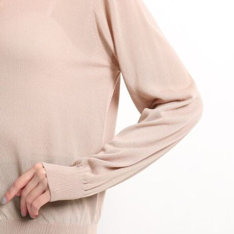 クルーネックカーディガン