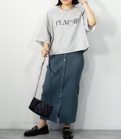 ミニ裏毛ロゴプルオーバー