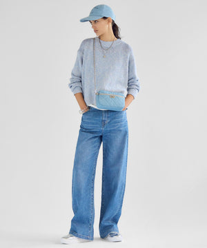 23区DENIM ストレッチ ワイドパンツ