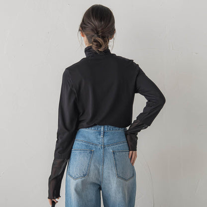 ウォッシャブルベア天竺カットソー≪洗濯機で洗える≫