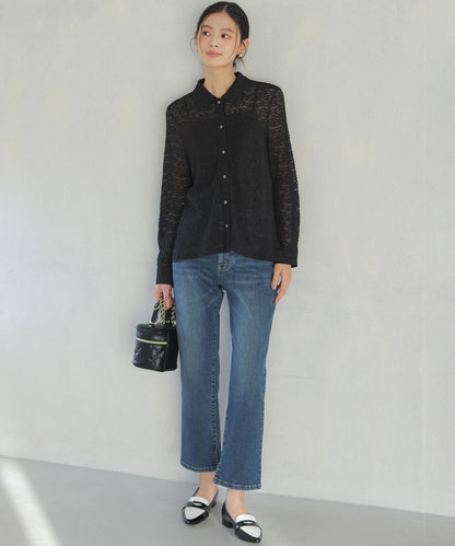 ミッドデニム パンツ