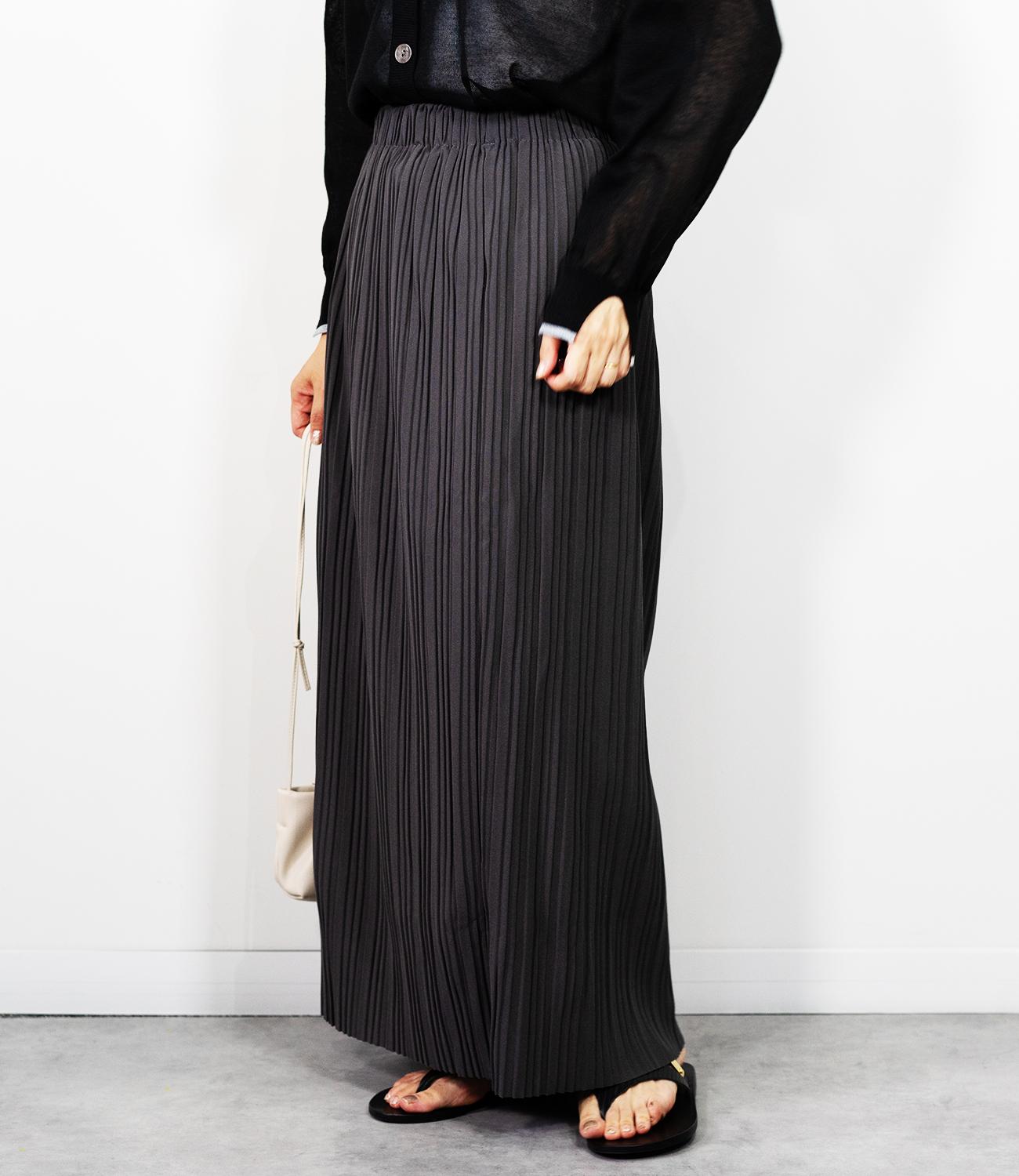 ストレートプリーツスカート