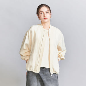 ナイロンツイル ジップブルゾン