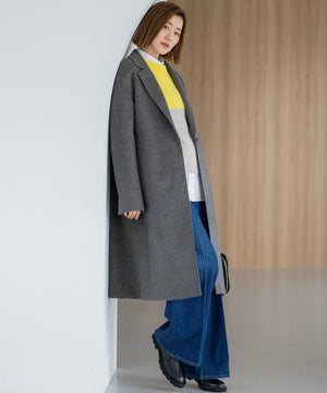 ウールカシミヤビーバー チェスター コート